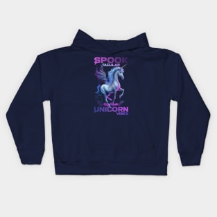 halloween unicorn Kids Hoodie